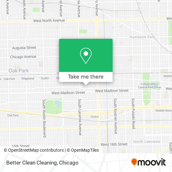 Better Clean Cleaning map