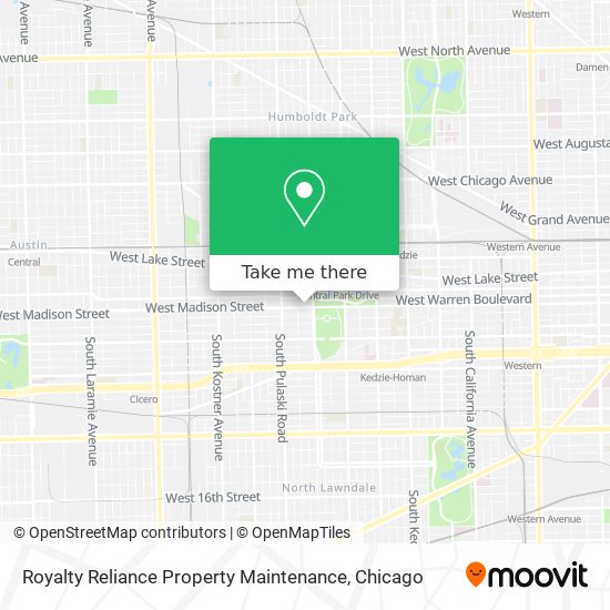 Mapa de Royalty Reliance Property Maintenance