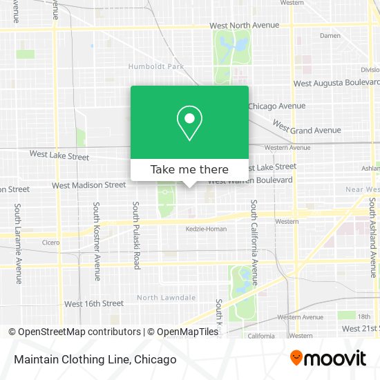 Maintain Clothing Line map