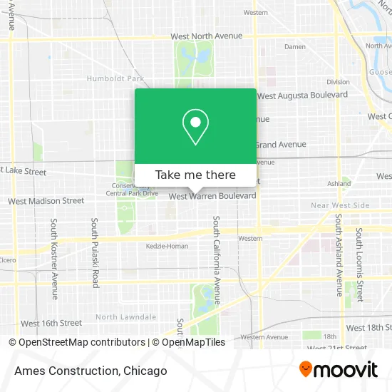 Ames Construction map