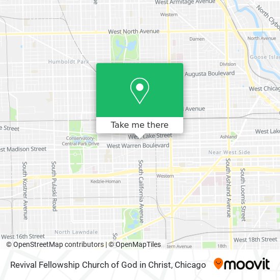 Revival Fellowship Church of God in Christ map