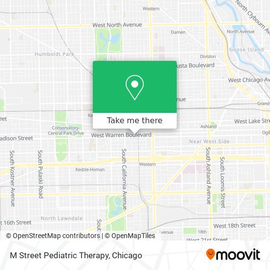 M Street Pediatric Therapy map