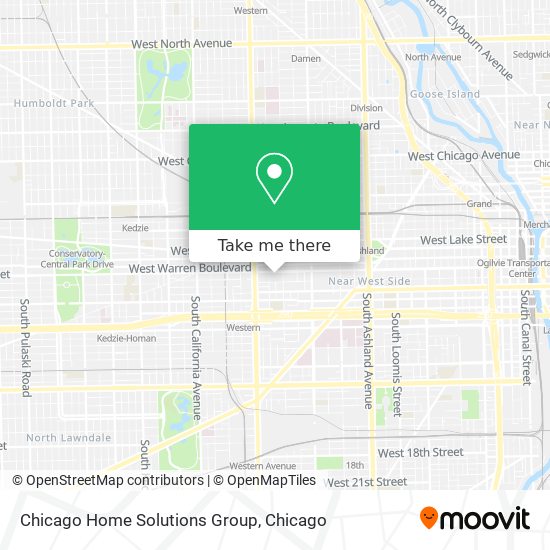 Chicago Home Solutions Group map