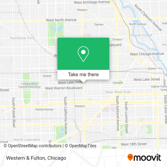 Western & Fulton map