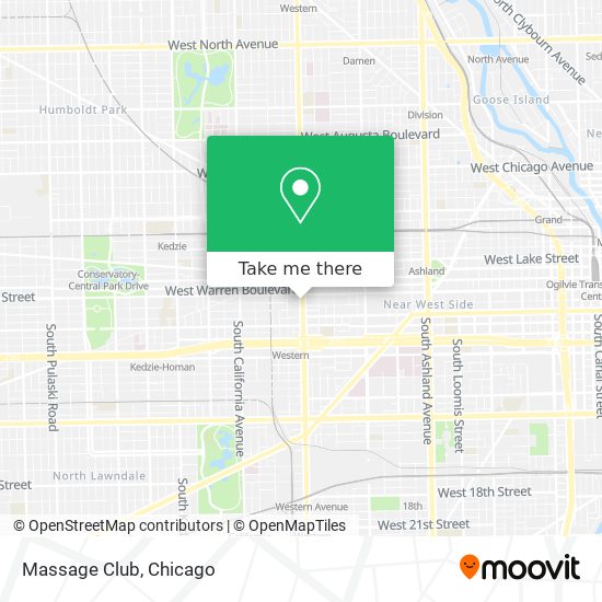 Massage Club map