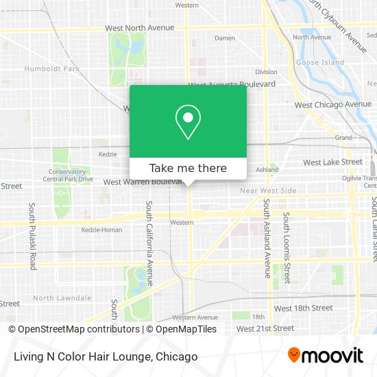 Living N Color Hair Lounge map