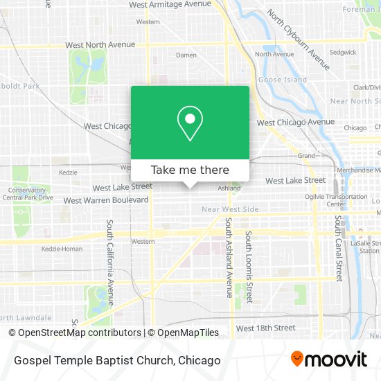 Gospel Temple Baptist Church map