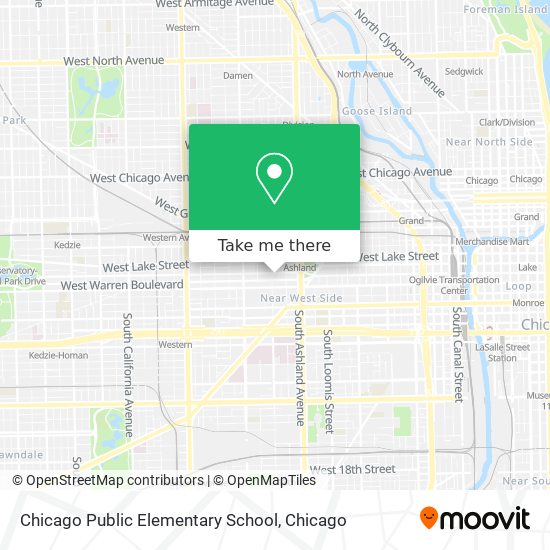 Mapa de Chicago Public Elementary School