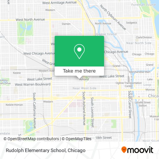 Rudolph Elementary School map