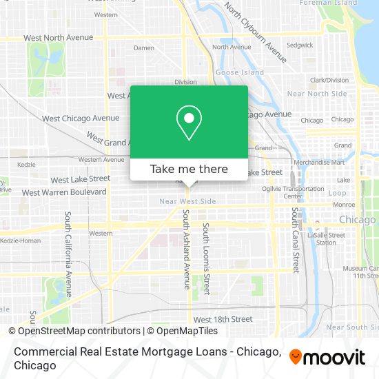 Mapa de Commercial Real Estate Mortgage Loans - Chicago