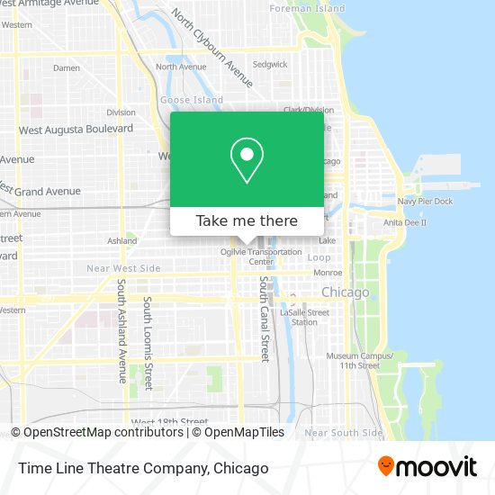 Time Line Theatre Company map