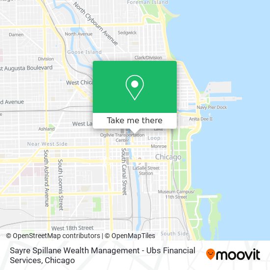 Mapa de Sayre Spillane Wealth Management - Ubs Financial Services