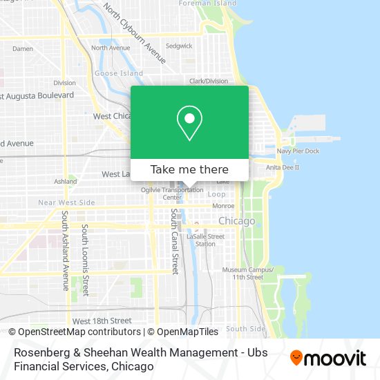 Mapa de Rosenberg & Sheehan Wealth Management - Ubs Financial Services