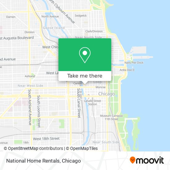 National Home Rentals map