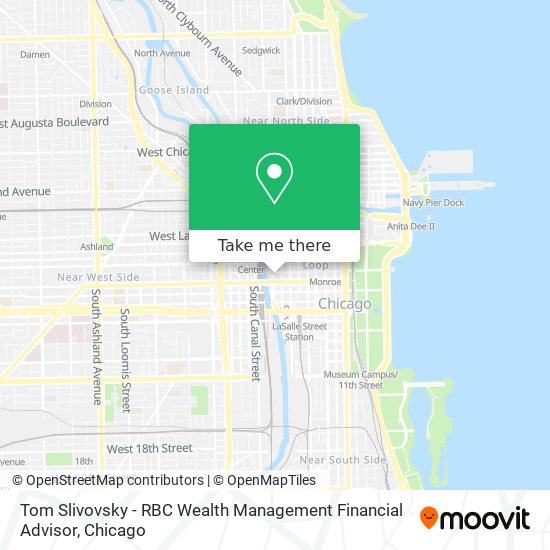 Mapa de Tom Slivovsky - RBC Wealth Management Financial Advisor