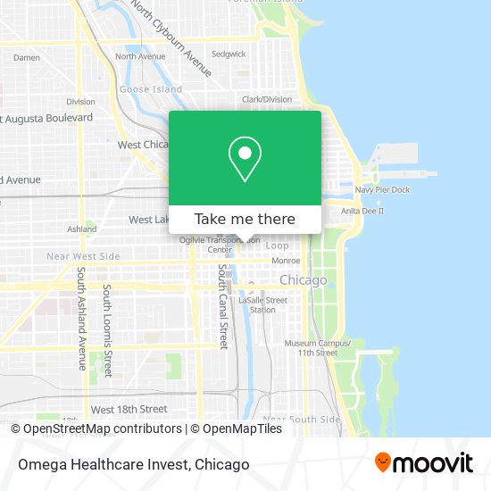 Omega Healthcare Invest map