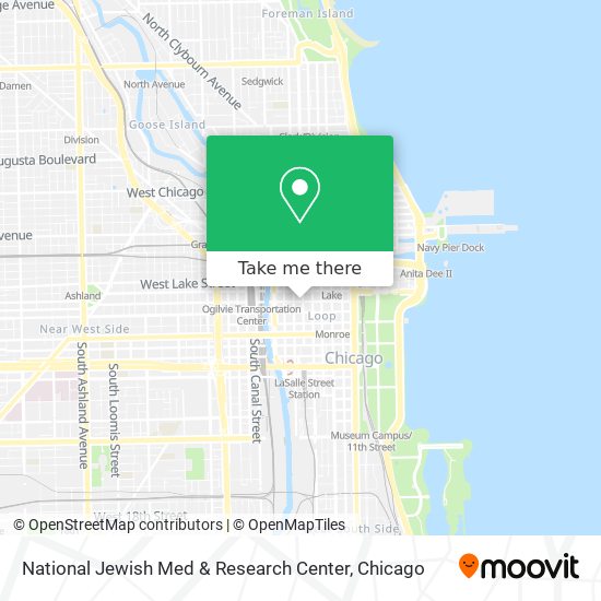 National Jewish Med & Research Center map