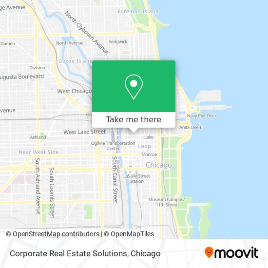 Corporate Real Estate Solutions map