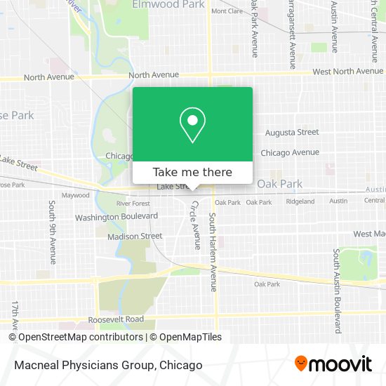 Macneal Physicians Group map