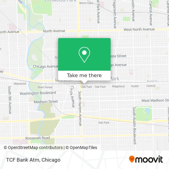 TCF Bank Atm map