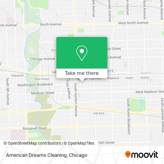 Mapa de American Dreams Cleaning