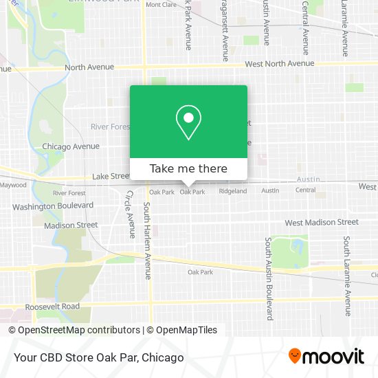 Your CBD Store Oak Par map