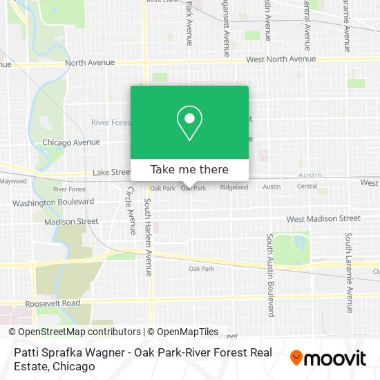 Mapa de Patti Sprafka Wagner - Oak Park-River Forest Real Estate