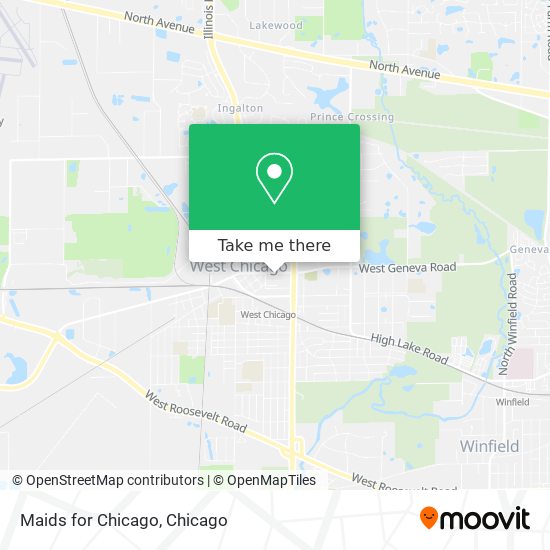Mapa de Maids for Chicago