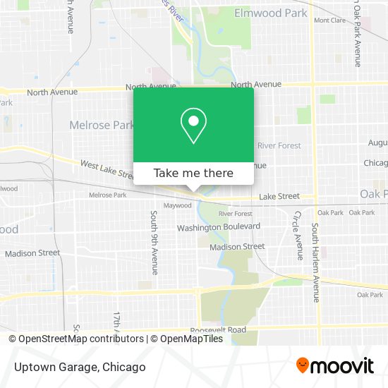 Uptown Garage map