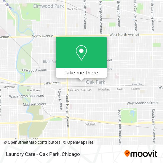 Laundry Care - Oak Park map