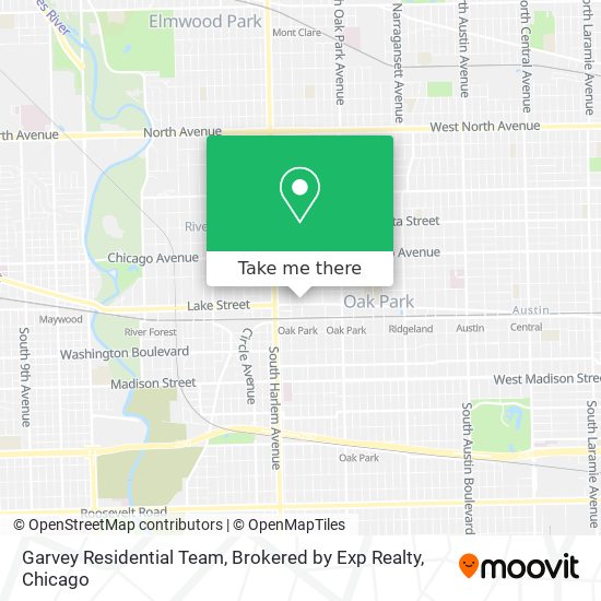 Garvey Residential Team, Brokered by Exp Realty map