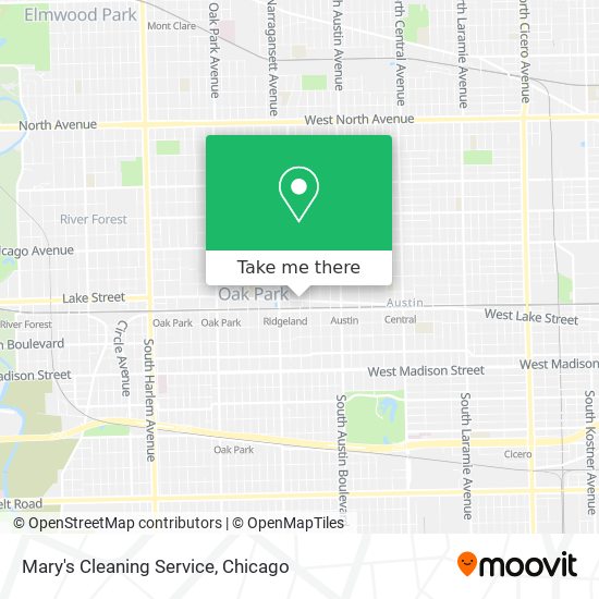 Mary's Cleaning Service map