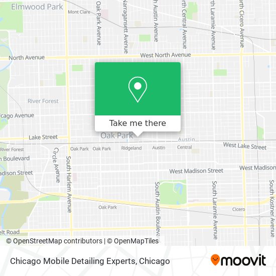 Chicago Mobile Detailing Experts map