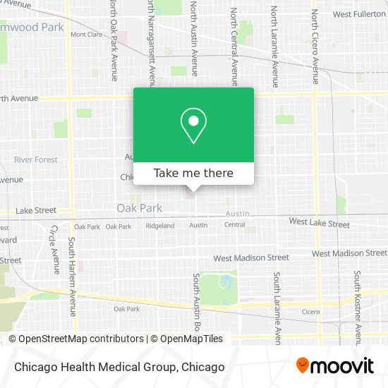 Mapa de Chicago Health Medical Group