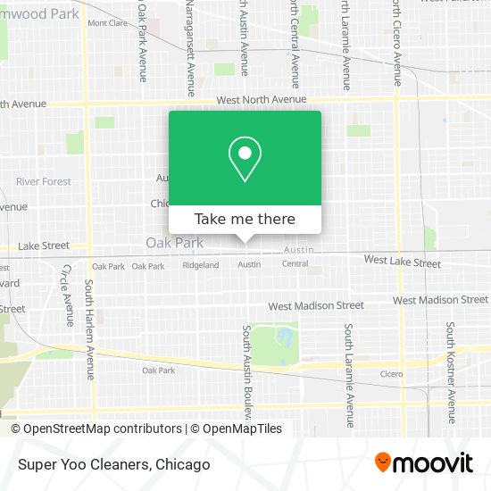 Super Yoo Cleaners map