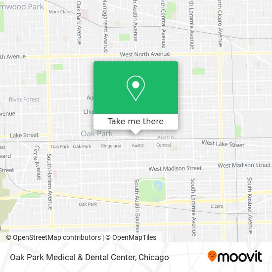 Oak Park Medical & Dental Center map