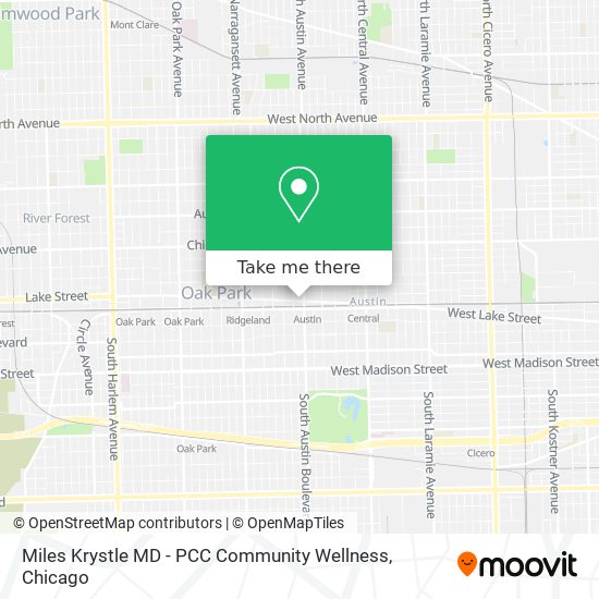 Mapa de Miles Krystle MD - PCC Community Wellness