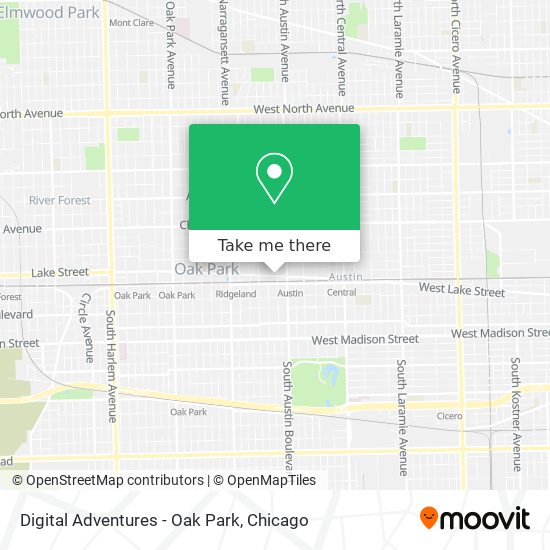 Mapa de Digital Adventures - Oak Park