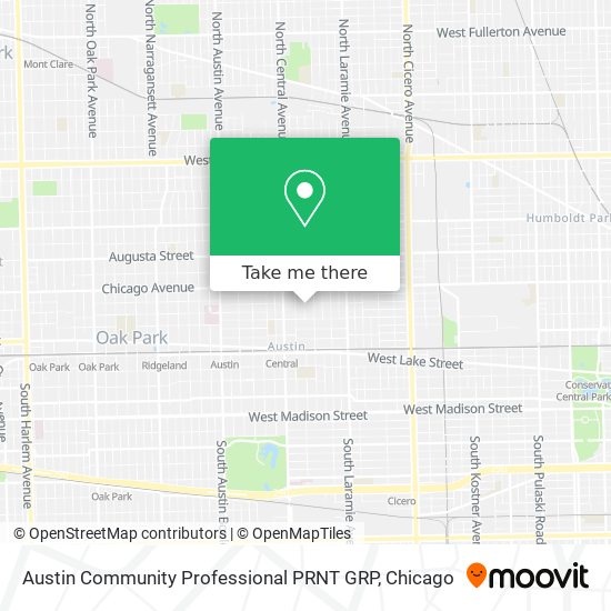 Austin Community Professional PRNT GRP map