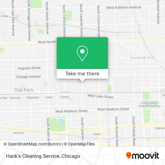 Mapa de Hank's Cleaning Service