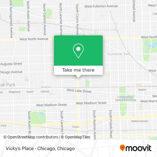 Vicky's Place - Chicago map