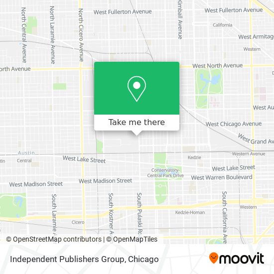 Mapa de Independent Publishers Group
