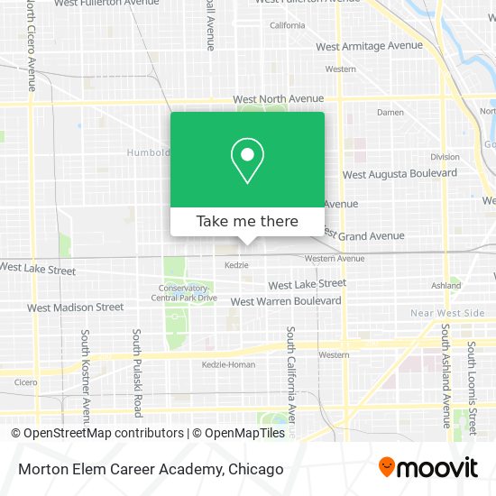 Mapa de Morton Elem Career Academy