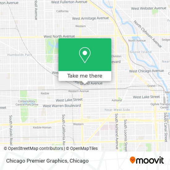 Chicago Premier Graphics map