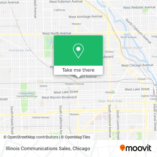 Illinois Communications Sales map