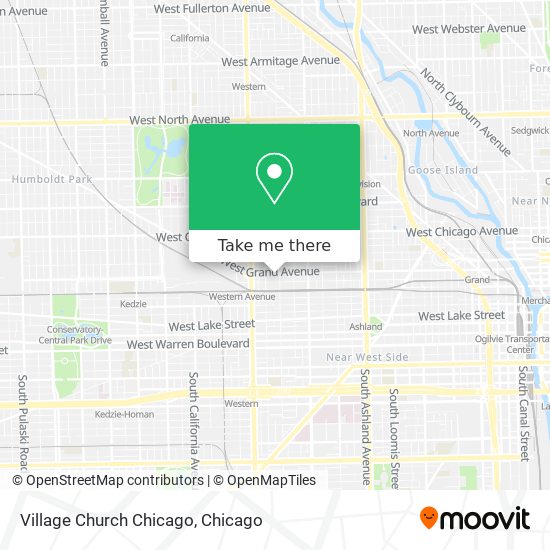 Mapa de Village Church Chicago