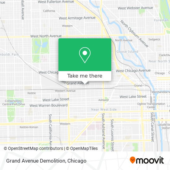 Grand Avenue Demolition map