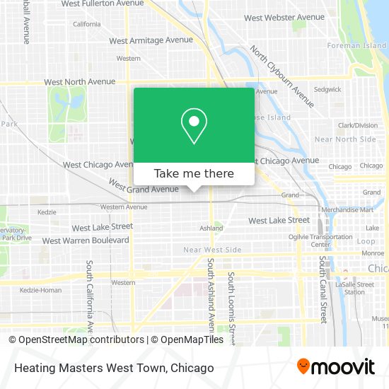 Mapa de Heating Masters West Town