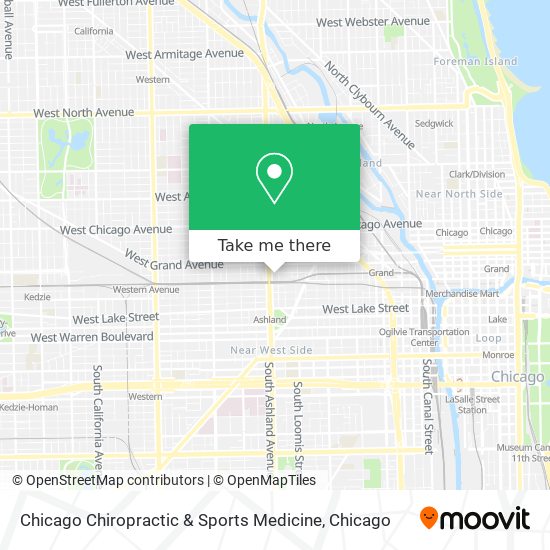 Mapa de Chicago Chiropractic & Sports Medicine