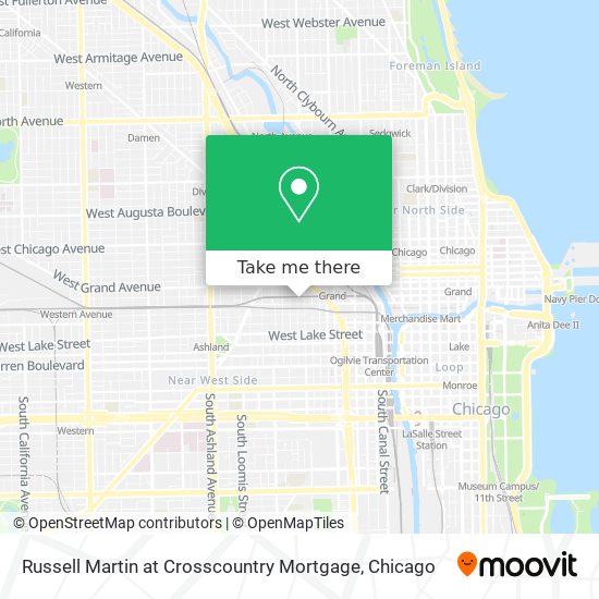Russell Martin at Crosscountry Mortgage map